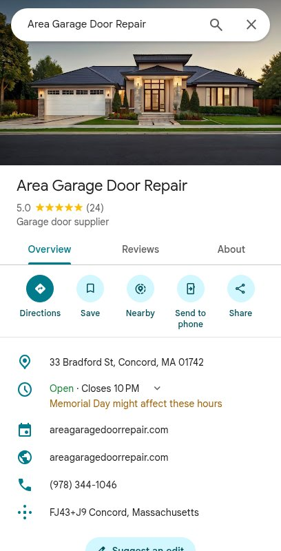 Garage Door Spring Repair — Acton
